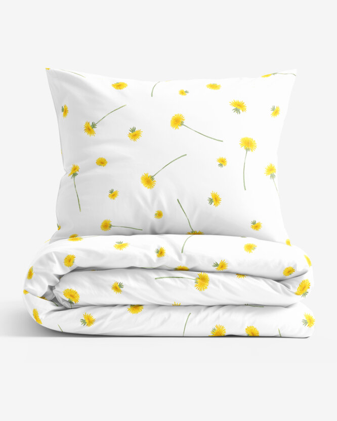 Bettwäsche aus Baumwolle - Löwenzahn
