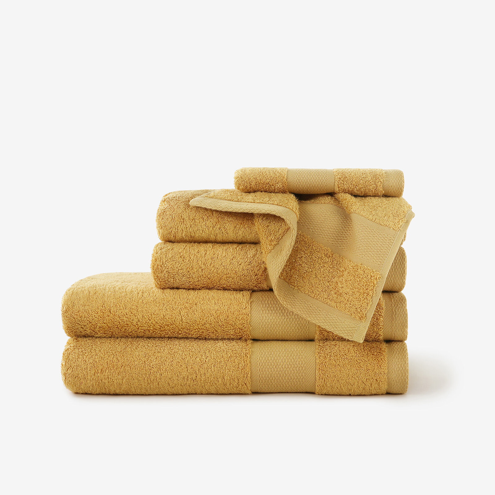 Bambus-Handtuch/Badetuch - gold