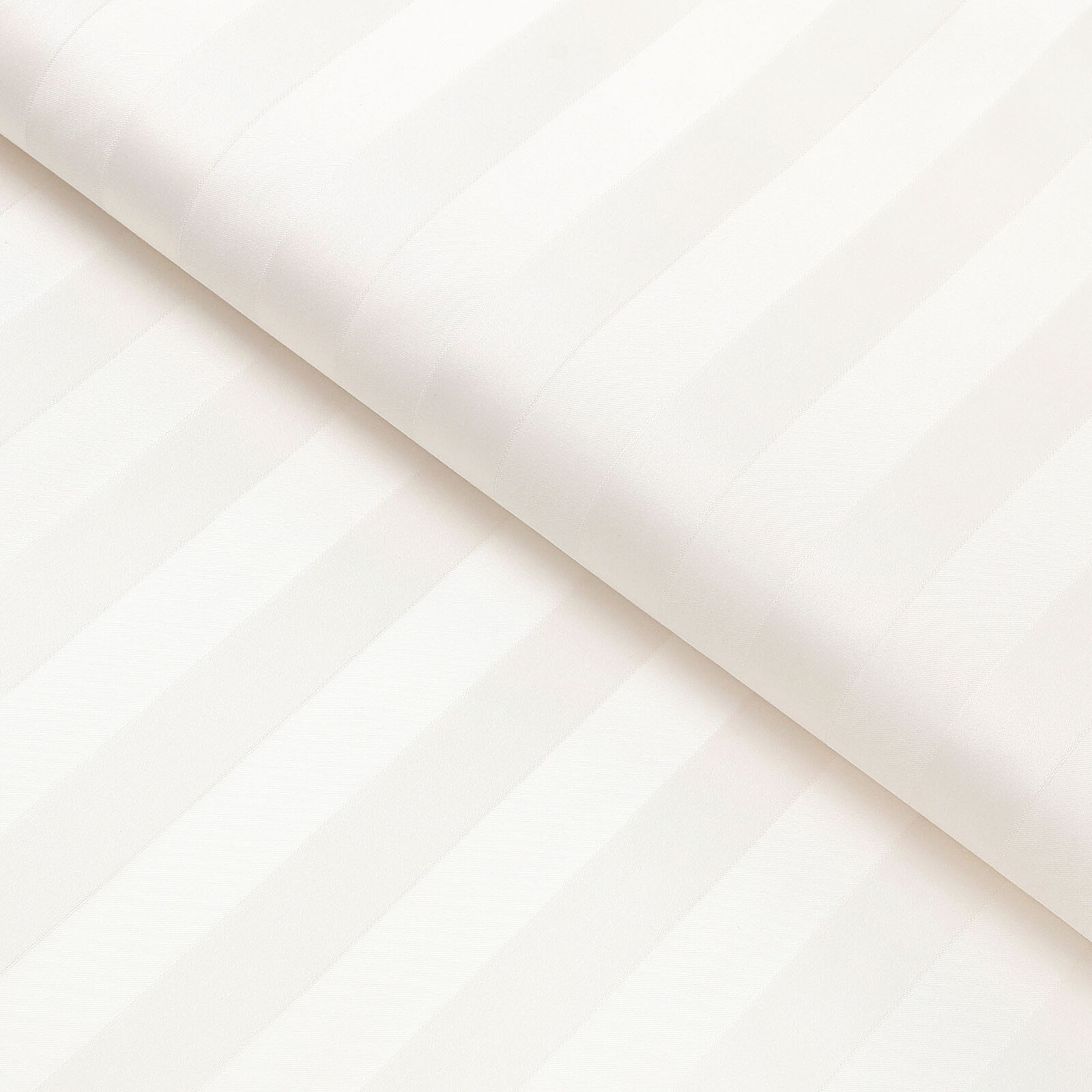 Damast - creme Streifen mit Satin-Glanz