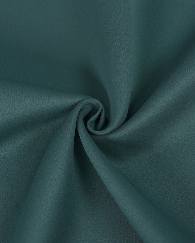 Verdunkelungsstoff Blackout mit Satin-Glanz - petrol