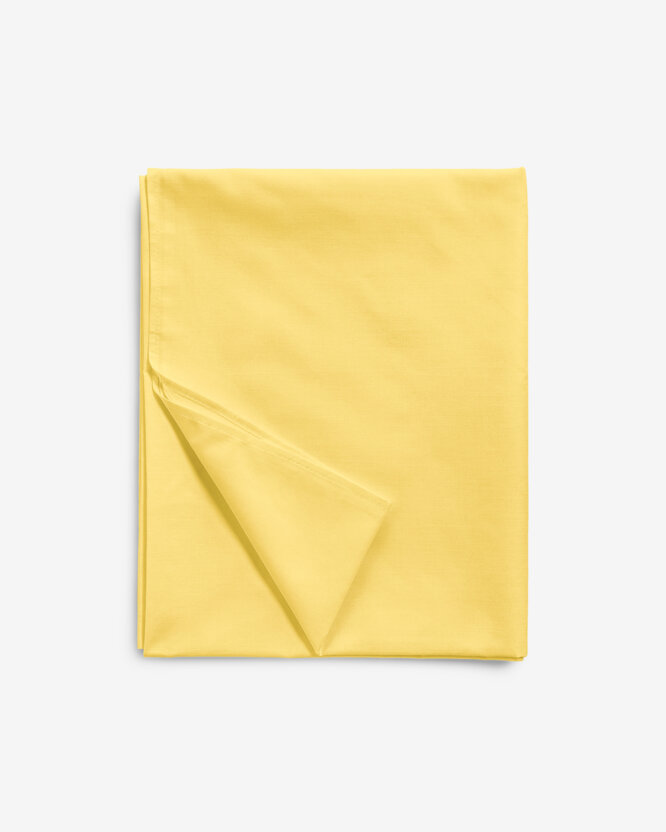 Bettlaken aus Baumwolle - gelb