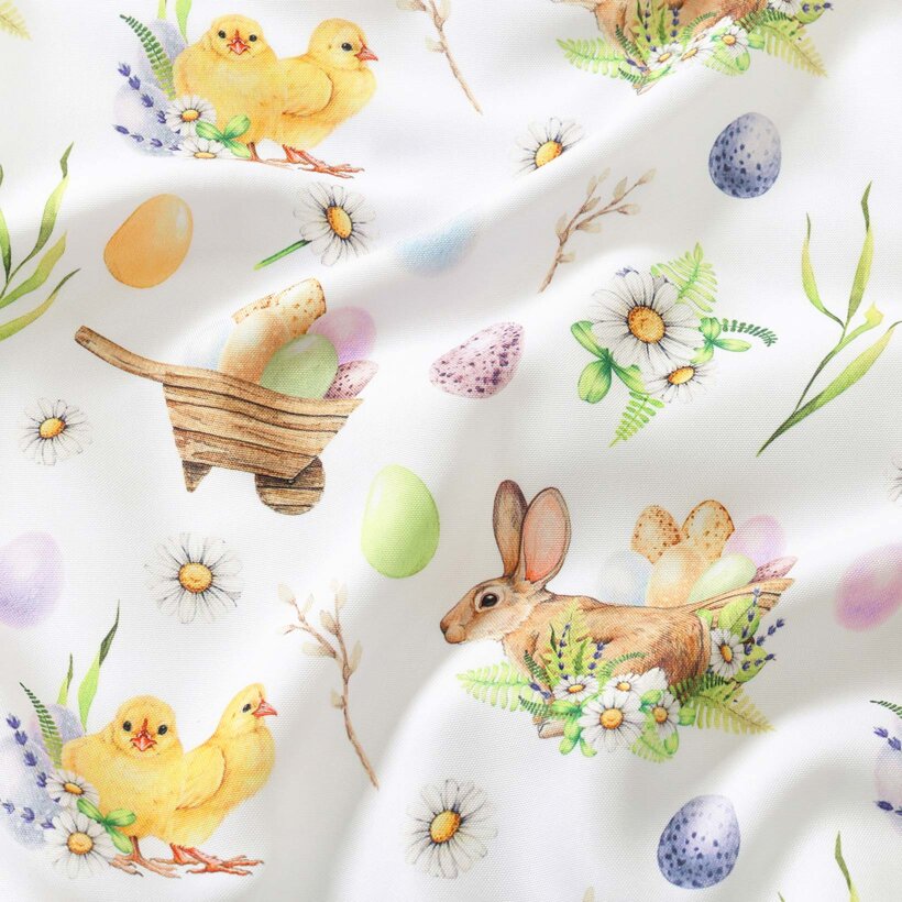 Ostern Runde Tischdecke Teflon - Ostersymbole