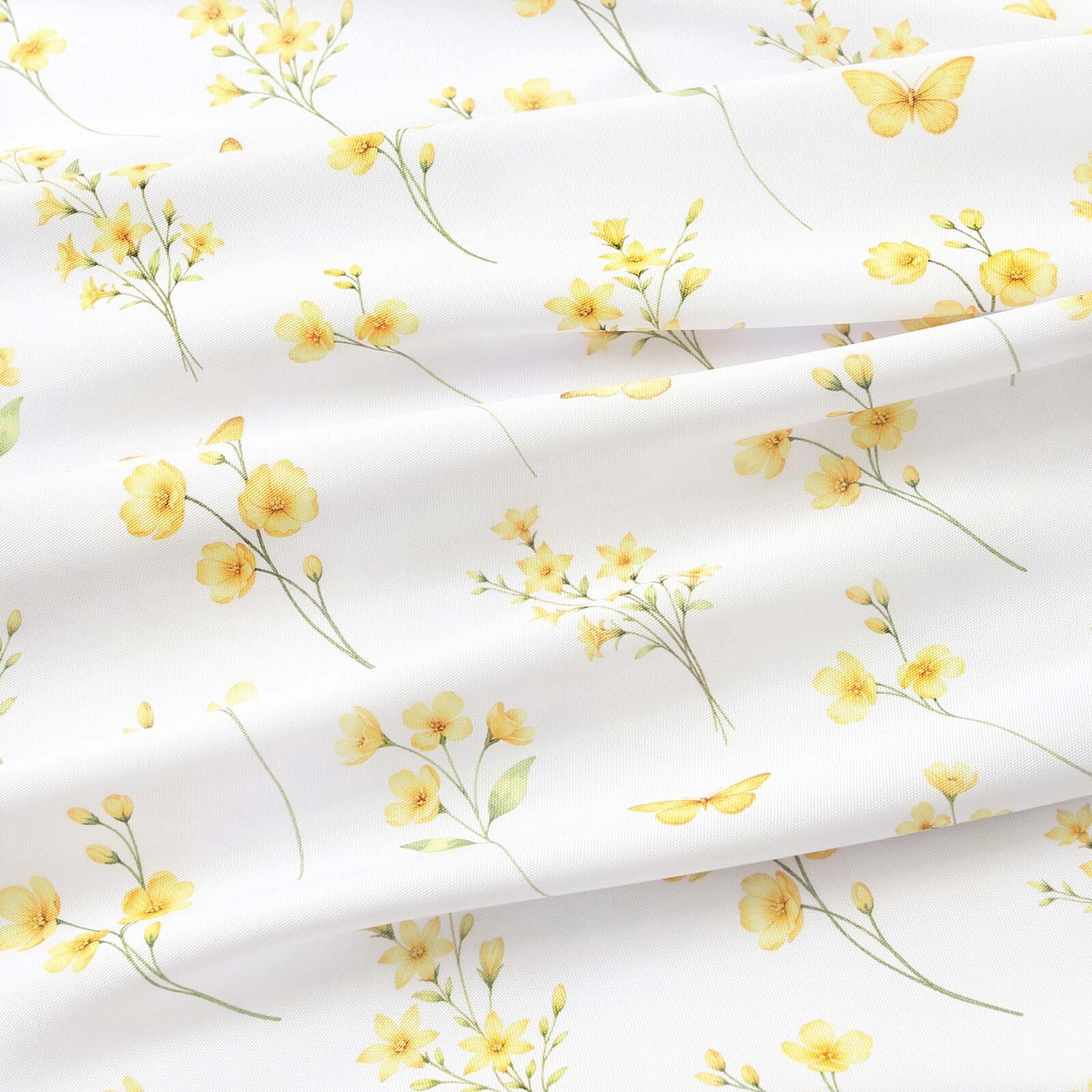 Runde Tischdecke Teflon - Gelbe Wiese