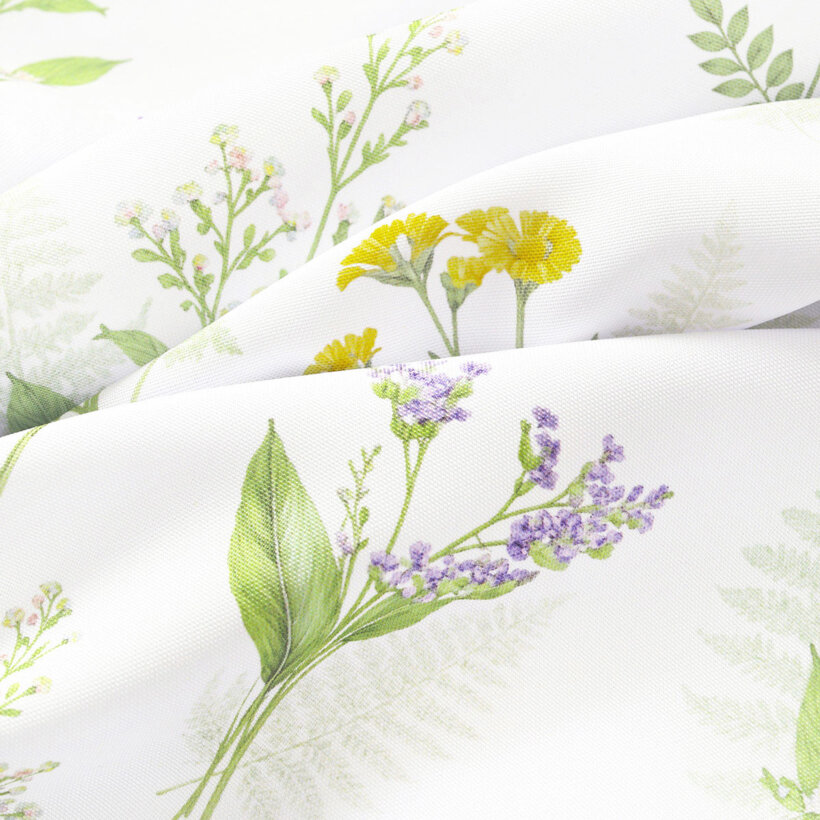 Teflonstoff für Tischdecken - Waldblumen