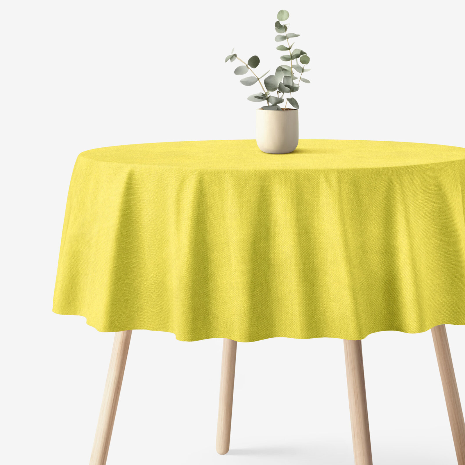 Runde Tischdecke Malaga - limettengrün