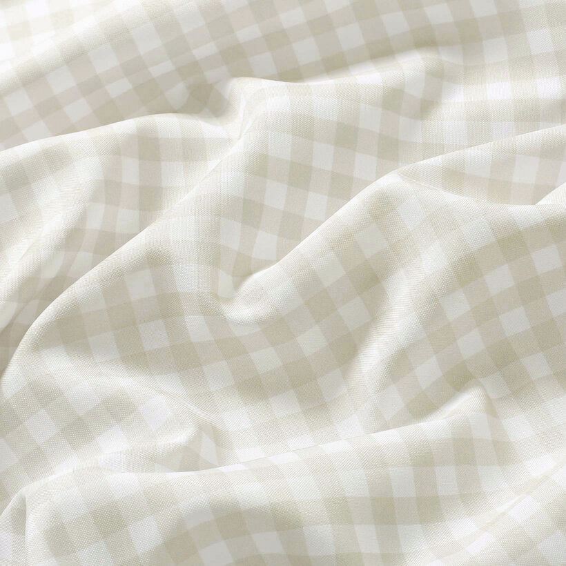 Eckige Tischdecke Teflon - beige Würfel